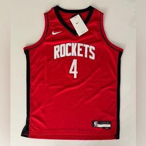 NWT Nike Jalen Green Houston Rockets Icon Edition Red Swingman Jersey#4 Youth L